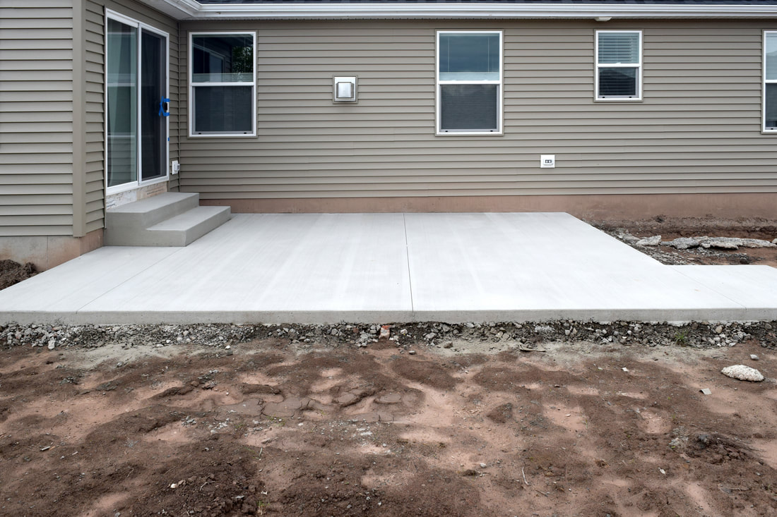 New concrete driveway installation in Yuma